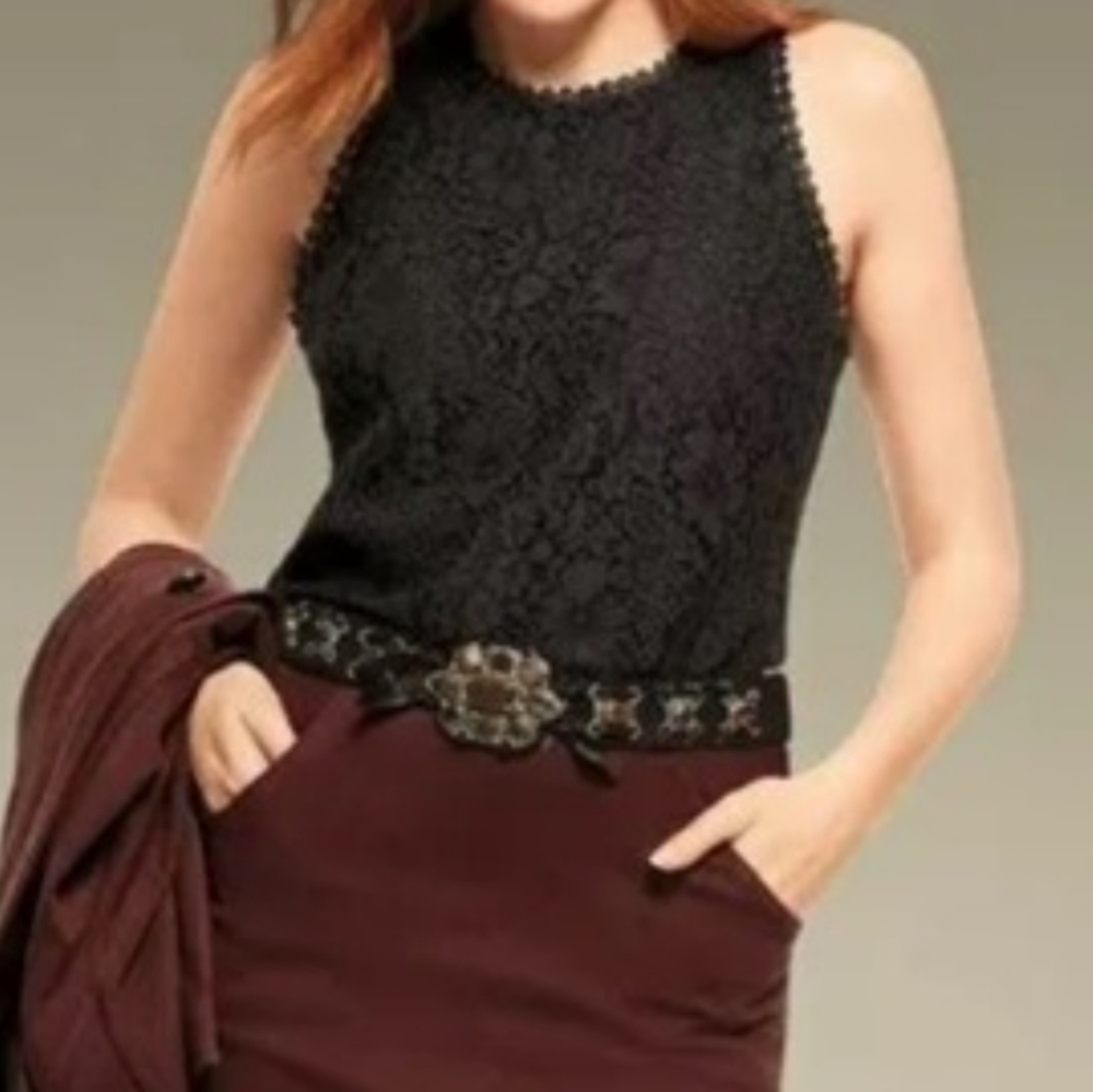 Cabi Black Lace Display Tank 3605